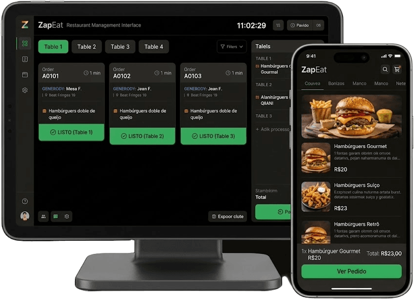 ZapiEat en desktop y movil